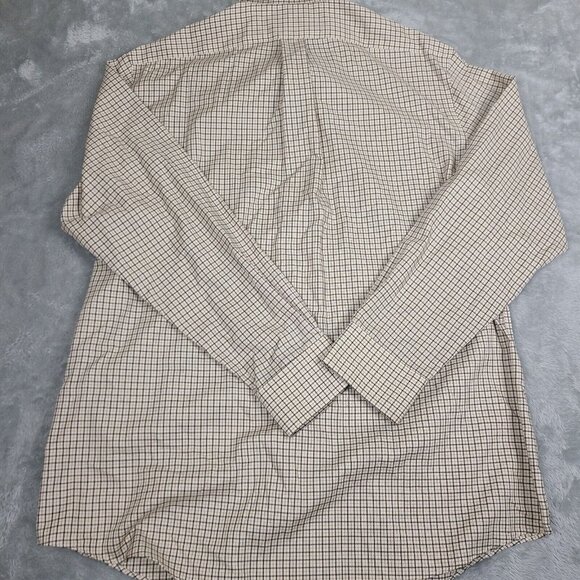 Lauren Ralph Lauren Classic Dress Shirt Mens 17 34/35 Checked Stretch No Iron - Picture 2 of 5